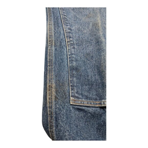 Carhartt Jeans Men 40x32 Blue Flame Resistant Utility Double Knee Gorpcore - Picture 3 of 16